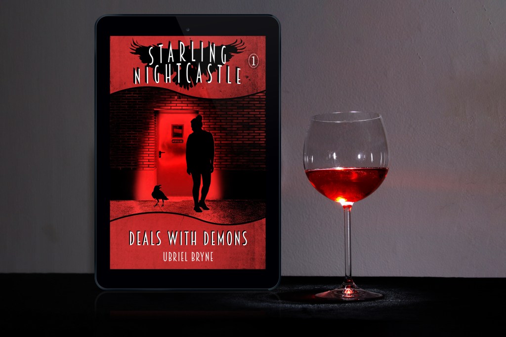Crow offers to take Star's pain & vulnerability, offering peace. All she has to do in return is convince others to commit murder in this dark urban fantasy. Star is a sassy mature woman-an over-40 heroine (anti-hero, honestly)-with a disturbing story of her perverse world, where mental health demons walk, talk, & sometimes bring you coffee; & the conspiracy of the infernal to use them against us.--Starling Nightcastle Book One Deals With Demons--Cover by Clarissa Kezen